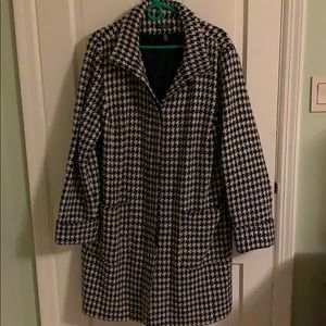 Ralph Lauren Vintage Wool Houndstooth Coat
